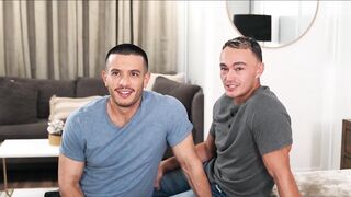 Hunks Jayce & Manny Go Down On Each Other, Then Jayce Fucks Manny's Round Ass Doggystyle