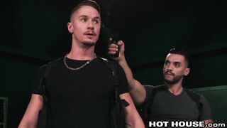 Austin Wolf & 3 Muscle Hunks Fucking - HOT DP DADDY GROUP