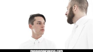 MissionaryBoys - Handsome Missionary Boy Cums In A Priest’s Mouth