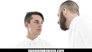 MissionaryBoys - Handsome Missionary Boy Cums In A Priest’s Mouth