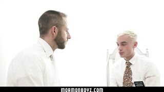 Boyz - Horny twink missionary jerked off by priest daddy