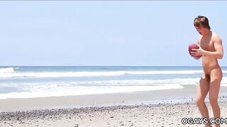 Justin Owen at the beach