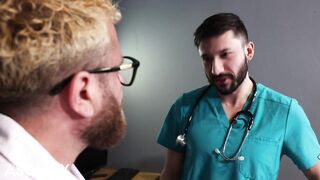 Hot - Doctor Fixes Riley Mitchel's Throat Problem With HIs Huge Cock