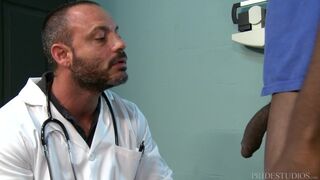 Big Scary Str8 Big Black Dick Visits His Doctor