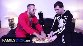 FamilyDick Step-Son Needs StepDaddy Dick to Feel Safe ~ A Halloween Special