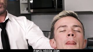 Pervy StepSon Gets Caught Masturbating and Fucked By His Old Man