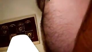 Disgusting southern redneck sucks cock