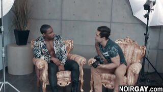 Black gay celebrity fucked by hot journalist