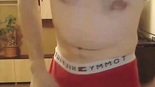 Hot teen jerk it off when he is alone