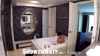 ShowerBait Str8 bait shower fuck with Casey Everett and Mason Lear