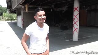 Hot Latin Guy Gets Black Dick