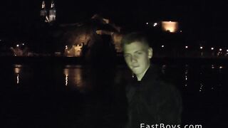 18 Boy - Handjob and Pissing in Prague