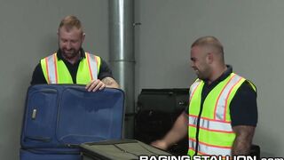 2 Kinky Colleagues Discover Sex Toys In Baggage & Try Them Out