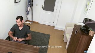 DIRTY SCOUT 212 - Tattooed Hunk Needs A Job & Money So He Takes It Raw