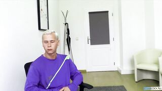 DIRTY SCOUT 210 - Super Blonde Twink Sucks A Dick During His Job Interview