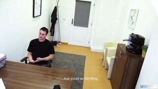 DIRTY SCOUT 180 - Muscular Dude Is Desperate For A Job So Lets Agent Fuck Him