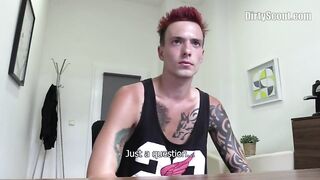 DIRTY SCOUT 141 - Tattooed Punk Gets A Good Sum Of Cash To Get Ass Fucked By An Agent