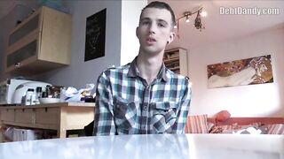 DEBT DANDY 271 - Nerdy Twink In A Plaid Shirt Couldn't Say No To A Big Cash Offer