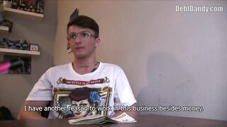 DEBT DANDY 240 - Straight Twink Gets Fucked In POV To Pay Off His Debts