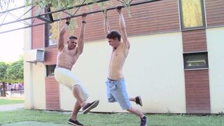 Gay - Beefcake Studs Niko & Tony Breeding On Bareback Attack