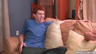 Real Dudes - Skinny lil Ginger twink, gets ass fucked