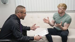 Muscular Blonde Jesse Stone Submits His Body To Perv Doctor During Role Play Therapy - Therapy Dick