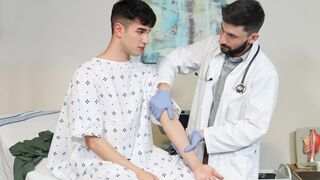 The Creepy Doctor Extract Semen From The Cutest Boy On Campus For Scientific Purposes - DoctorTapes