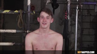 Twink sub Taylor Mason bound by dominant Ashton Bradley