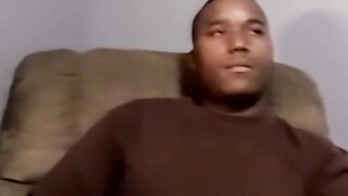 Fat black amateur from USA receives blowjob from mature gays