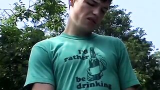 chain smoker Jeremiah Johnson and his buddies jerk off