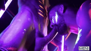 MEN - Theo Brady & Olivier Robert Dance Under The Neon Light Letting Their Horny Dicks Rub Each Other