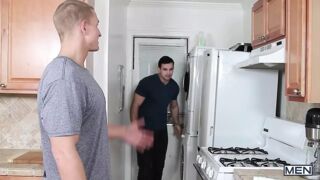 MEN - Landon Mycles Gives Up His Tight Ass To Phenix Saint’s Huge Dick For Remodeling His Kitchen