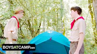 Boys At Camp - Scout Boy Seduces Scout Master By Showing Him His Throbbing Hard Shaft