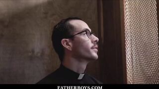 Blonde Twink Catholic Altar Boy Fucks Priest In Confession