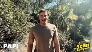 Alex Shows Off His Washboard Abs On A Walk Outside, Then Goes Back To His Place To Stroke His Cock - PAPI