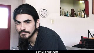 Cute Latino Hipster Gets A Sticky Cum Facial