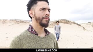 A Hot Latino Stud Gets His Cock Sucked By The Beach