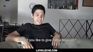 Latino Stud Barebacks His Twink Best Friend