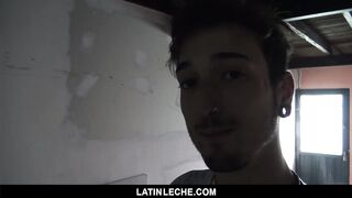 Cute Latino Sucks A Straight Guy’s Huge Cock