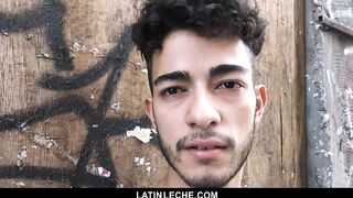 LatinLeche - Cute Latino Hipster Gets A Sticky Cum Facial