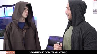 Lovely Step Cousin Dakota Lovell Uses The Force To Stick His Lightsaber In Armando de Armas Butt