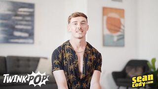 Athletic Phoenix Wanks His Hard Rock Curved Cock Until He Finishes Off With A Huge Load On The Bed - Twink;