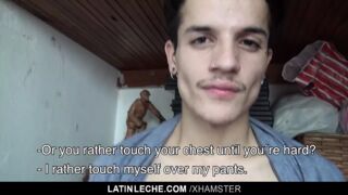 Latin; - Boy Convinced to Suck Dick on Film