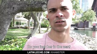 Latin; - Broke Latin stud sucks and fucks a stranger