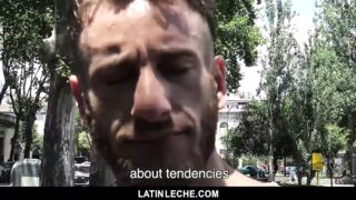 Latin;- Latin straight guy reluctantly fucks and sucks