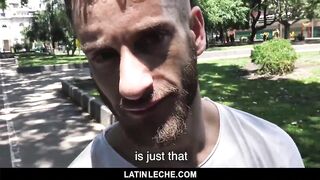 Latin;- Latin straight guy reluctantly fucks and sucks