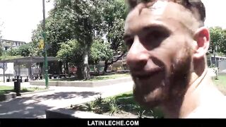 Latin;- Latin straight guy reluctantly fucks and sucks