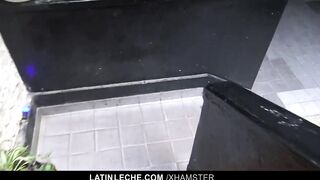 Latin;- Latino Boy Gets Covered In Cum By Four Hung Guys