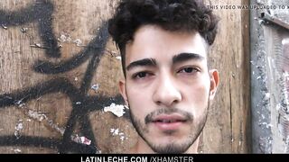 Latin; - Cute Latino Hipster Gets A Sticky Cum Facial