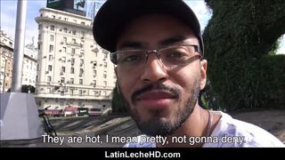 Spanish Black Latino Guy Gay For Pay On Streets POV